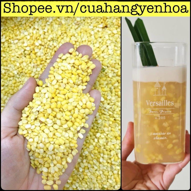500g/1Kg Đậu Xanh Cà Sạch Vỏ ( Không Vỏ )