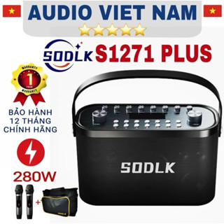LOA SODLK S1271 PLUS | loa s1271 plus *phiên bản mới* karaoke chuyên nghiệp công suất 280w | pin 24.000mah