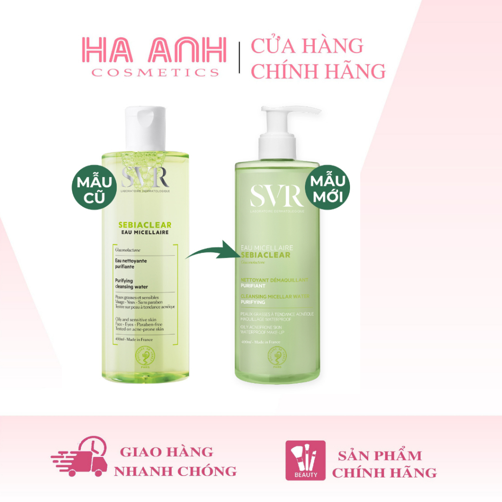 Nước Tẩy Trang SVR Sebiaclear Eau Micellaire 400ml
