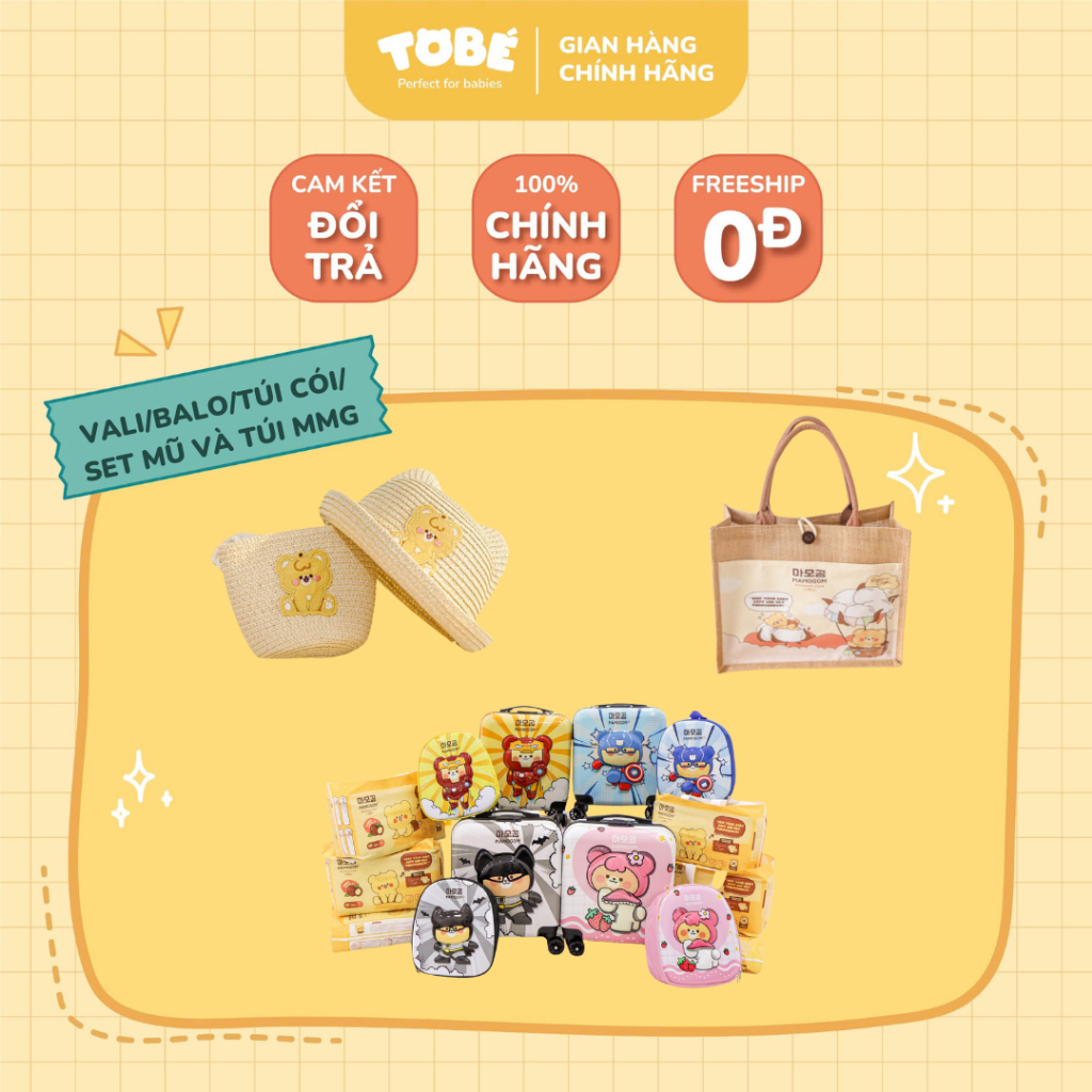 [XẢ KHO CẮT MÃ] BALO/VALI/TÚI CÓI/SET MŨ VÀ TÚI MAMOGOM TRỢ THỦ ĐẮC LỰC CHO MẸ VÀ BÉ