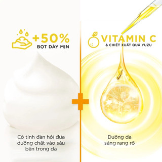 Sữa rửa mặt Garnier Tạo Bọt Light Complete Brightening