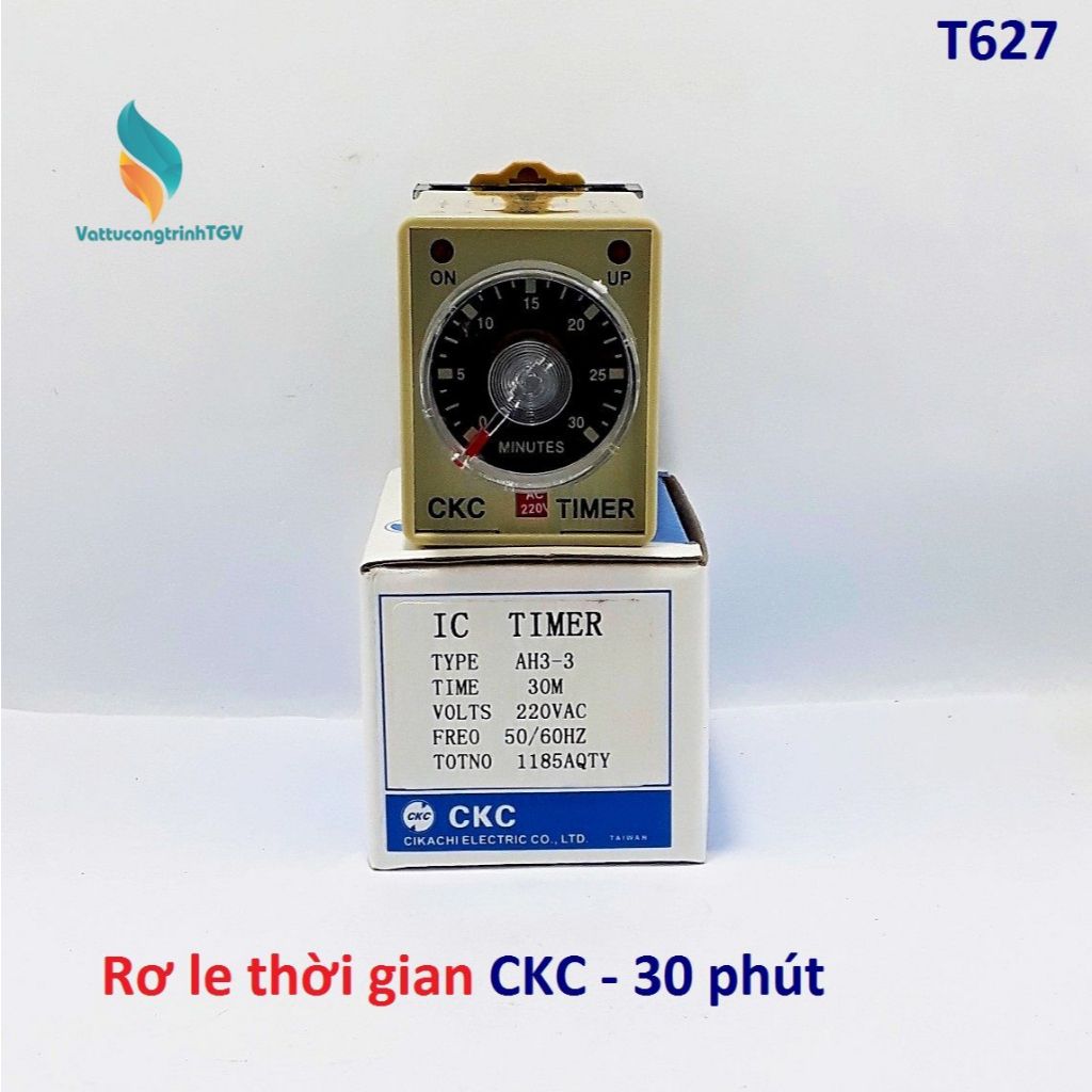 Rơle thời gian 30 Minutes Model: AH3-3