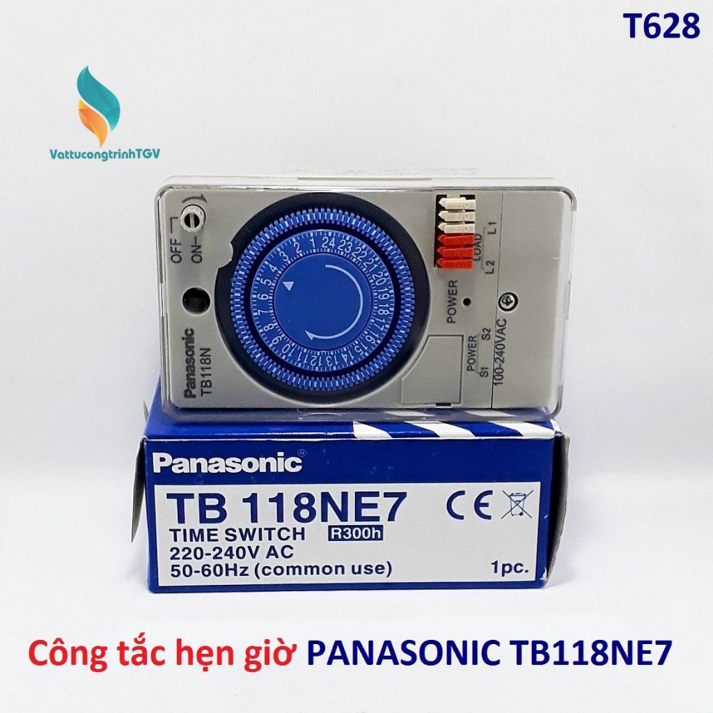 Bộ Công Tắc Hẹn Giờ PANASONIC TB118NE7 Tự Động Hoạt Động