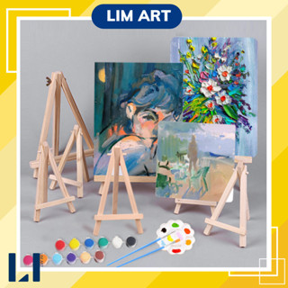 Giá vẽ gỗ thông mimi để bàn. Kệ gỗ mimi đựng tranh, ipad, điện thoại, trưng bày sản phẩm