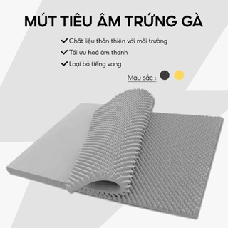 Mút Cách Âm Tiêu Âm Trứng Tấm Lớn 1M6 x 2M TONYBED