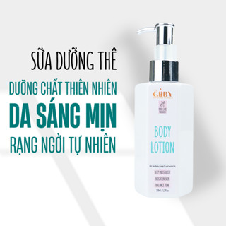 SỮA DƯỠNG THỂ dưỡng ẩm sâu làm sáng da không nhờn rít BODY LOTION THE GUBY ADVANCED SKIN CARE