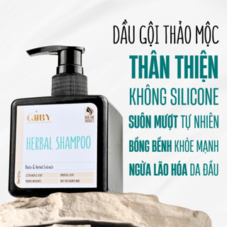 DẦU GỘI THẢO DƯỢC BƯỞI TRÀ giảm gãy rụng & kích mọc tóc chắc khỏe HERBAL SHAMPOO - GUBY HOMEMADE