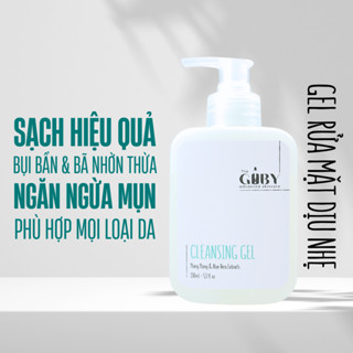 GEL RỬA MẶT dịu nhẹ ít bọt làm sạch nhẹ nhàng không khô da & giảm mụn CLEANSING GEL - GUBY ADVANCED