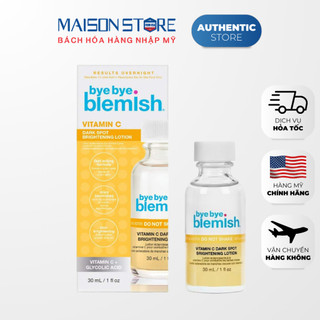 LOTION CHẤM THÂM MỤN BYE BYE BLEMISH VITAMIN C DARK SPOT BRIGHTENING (30ml) - Hàng Nhập USA Chính Hãng