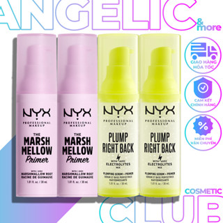 Kem Lót Nyx, Kem Lót Nền NYX Marshmellow Soothing Primer, Plump Right Back Serum + Primer.