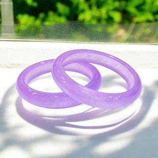 Vòng Tay Thạch Anh Tím Bản Hẹ Trong Tinh Tế Lắc Tay Đá Phong Thủy - Ngọc Trai Trường Thịnh