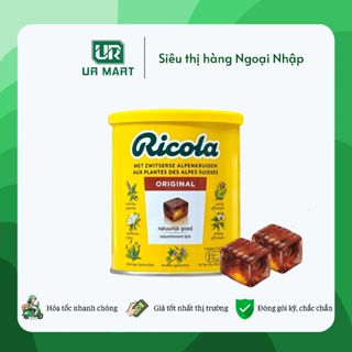  Kẹo Ngậm Ricola Original Đức 250g Trị Ho Đau Họng Khan Tiếng 
