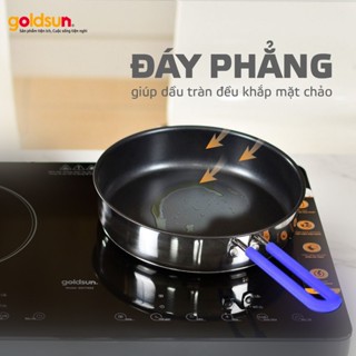 Chảo Inox Chống Dính  Goldsun GPA1402- sz 26- dùng được cho mọi loại bếp.