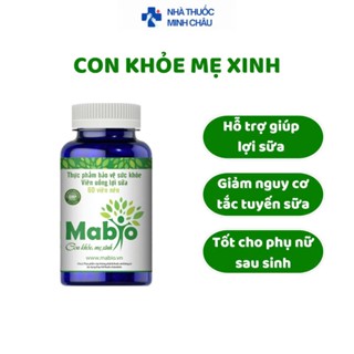 Viên Uống Lợi Sữa Mabio Dành Cho Phụ Nữ Sau Sinh Mất Sữa,Sữa Kém Và Tắc Tia Sữa Chính Hãng