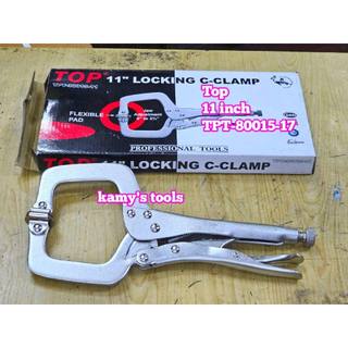 Kìm bấm chết mỏ kẹp hàn chữ c càng cua top 11 inch 280mm tpt-30015-11