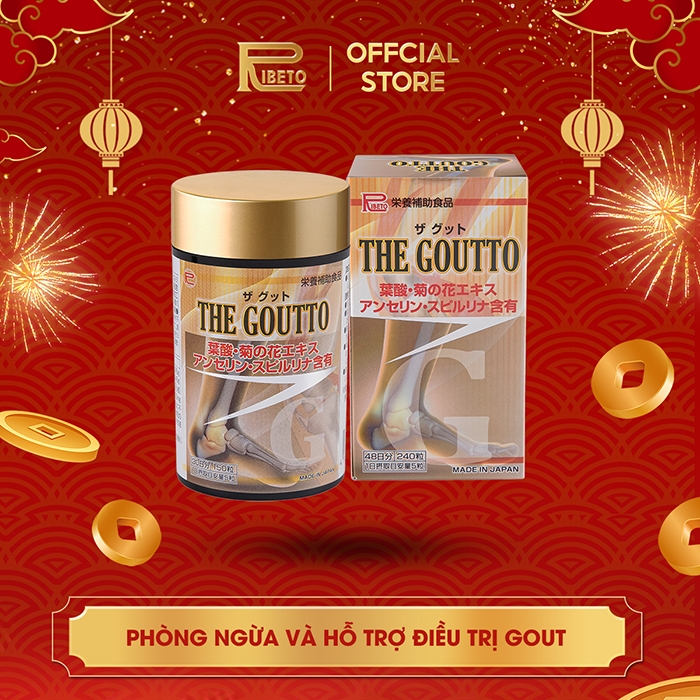 Viên uống hỗ trợ bệnh gout giảm viêm, sưng đau các khớp, tăng cường sức khỏe giảm biến chứng, viên uống goutto Nhật Bản