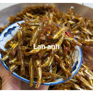  500g khô cá cơm rim mắm ớt tỏi Lý Sơn LAN ANH nhà làm thơm ngon 