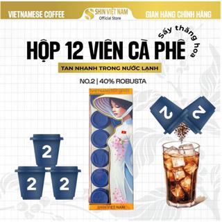 Cà Phê Sấy THĂNG HOA Shin Cao Cấp Từ Hạt Robusta và Arabica - Hộp 12 viên số 2 