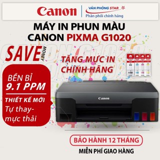  Máy In Phun Màu Canon PIXMA G1010  G1020  kèm mực chính hãng  bảo hành Canon 12 tháng mới 100%. 