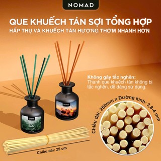 Tinh Dầu Thơm Phòng, Tán Hương Cắm Que Mây Nomad Reed Diffuser 140ml