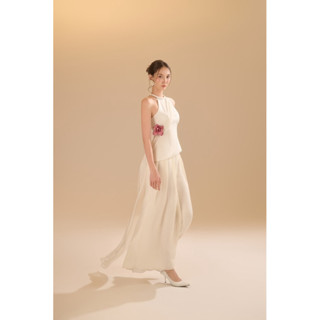 Áo dài Tết THE QING - Set áo yếm phối khăn tơ tiểu thư sang trọng - KATIE.P