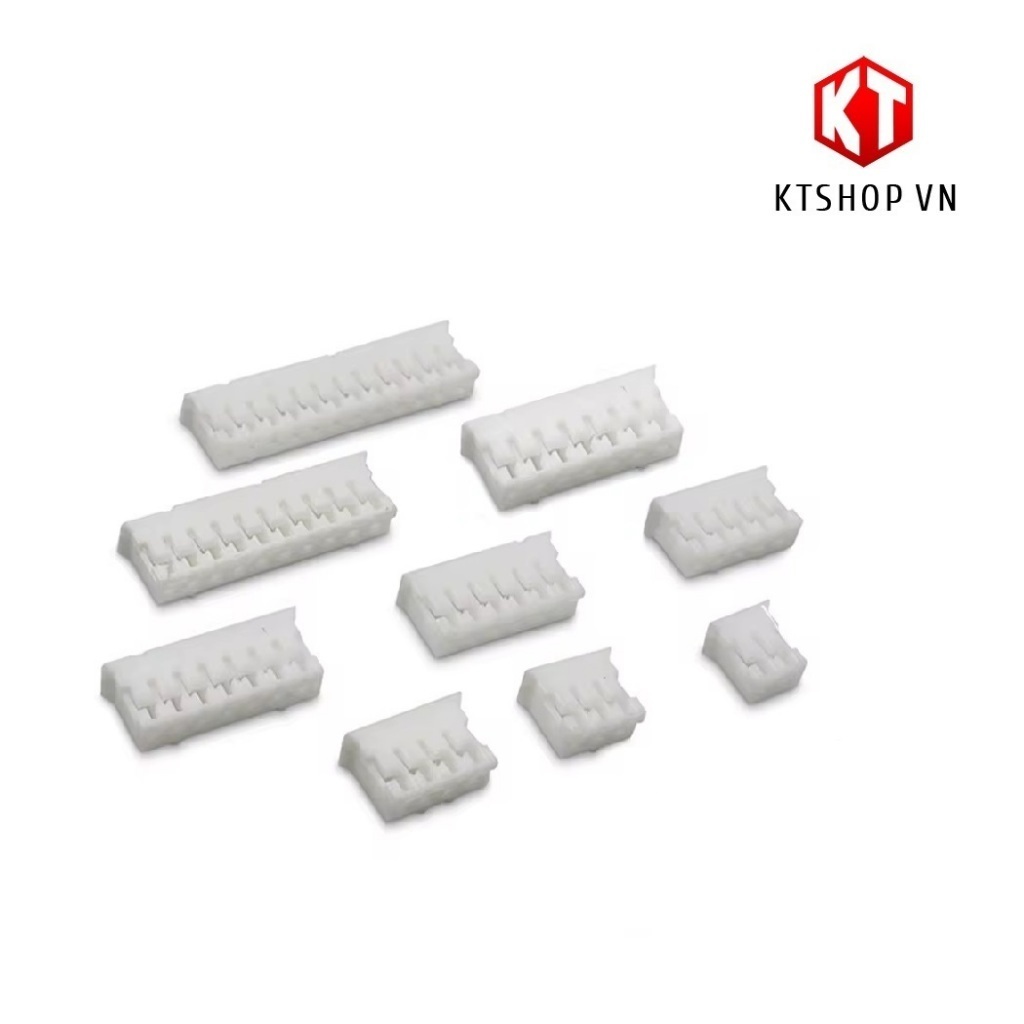 Vỏ Jack Đực PH2.0 (10 cái) 2P - 16P, Vỏ Jack 6P Cho Động Cơ, Step Motor