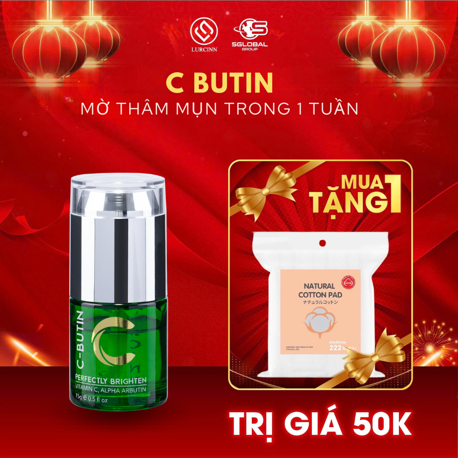 [HOẢ TỐC HN] Serum LURCINN C Butin mờ thâm mụn nám tàn nhang dưỡng da chính hãng 15g