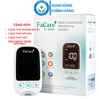 Máy đo Đường huyết, Mỡ máu, AxitUric 5 trong 1 Facare FC-M168 (TD-4216) bluetooth