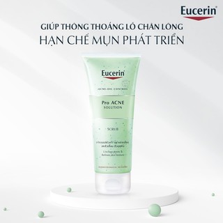 Tẩy Tế Bào Chết Eucerin Dành Cho Da Mụn Pro ACNE Solution Scrub 100ml Hasaki Sản Phẩm Chính Hãng