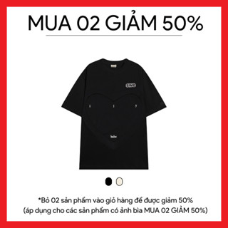 (MUA 2 GIẢM 50%) Áo Thun Local Brand Họa Tiết Unisex SWE ILY TEE - Đen