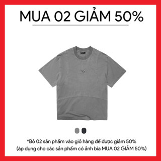 (MUA 2 GIẢM 50%) Áo Thun Wash Nam/Nữ Local Brand SWE VEST TEE - Faded/Xám tro