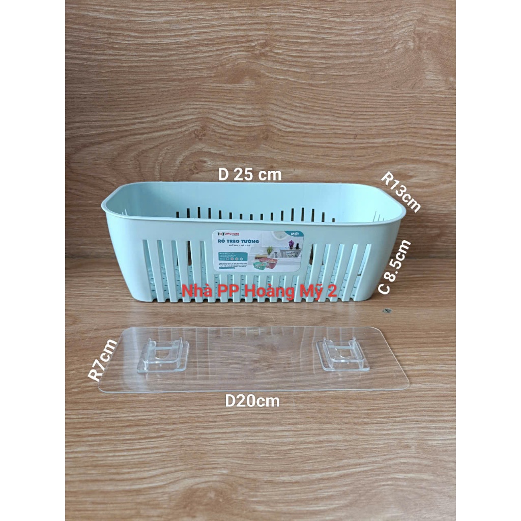 Combo 2 cái Rổ Treo Tường Châu Hưng Nhỏ - Rổ Treo Tường Châu Hưng Lớn