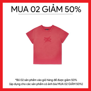 (MUA 2 GIẢM 50%) Áo Thun Baby Tee Local Brand SWE SIGNAL BABY TEE - Đỏ/Đen