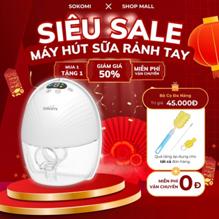  Máy hút sữa Sokomi QY - 105 - hút sữa massage êm ái dung lượng pin khủng dễ dàng sử dụng 