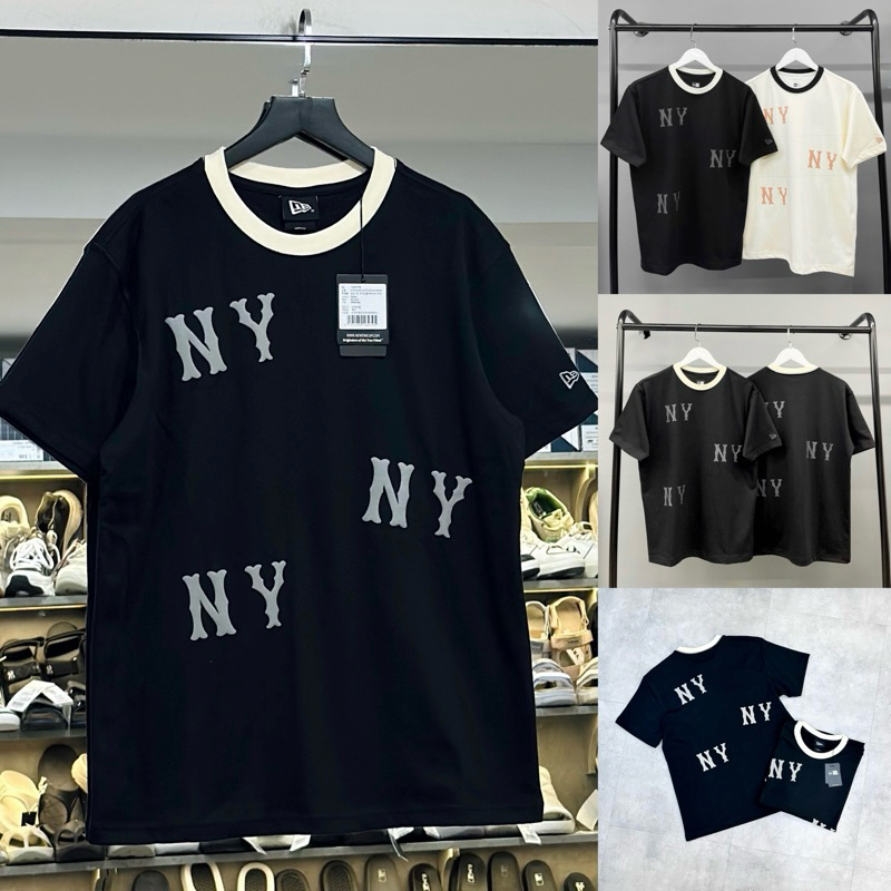 [Authentic💯] Áo Thun New Era MLB NY Logo In Nổi 12544739 * Áo New Era Chính Hãng Full Tem Tag