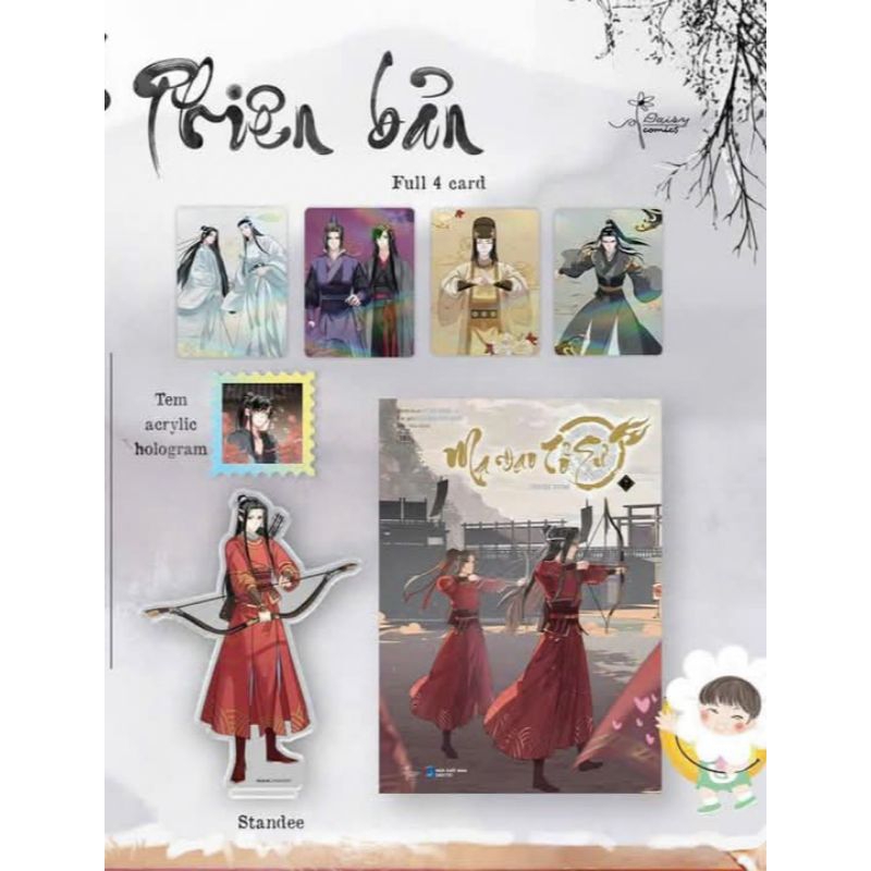 stande+full 4card+tem hologram+ ma đạo tổ sư tập 7