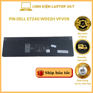 PIN DELL E7240 ZIN - Dell Latitude 12 7000 E7240 E7250 WD52H VFV59 - Pin Dell Zin Mới 100%