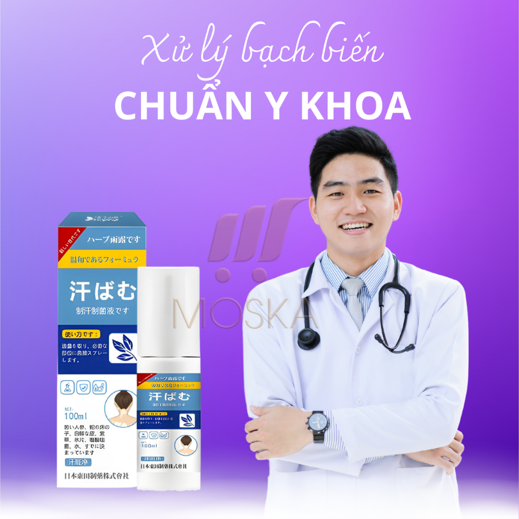 Xịt Bạch Biến Nhật Bản Senko - Tinh Chất Thảo Dược Nhật Bản Loại Bỏ Đốm Trắng, Làm Đều Màu Da, Lang Ben