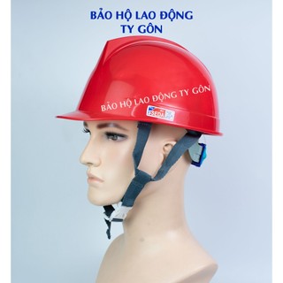 Nón bảo hộ lao động nhựa HDPE có lót xốp kiểu SSEDA