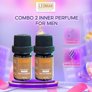 Combo 2 chai nước hoa nam Leoman  thơm lâu, cuốn hút, mạnh mẽ, nam tính 5ml – Inner perfume for male (che tên sản phẩm)