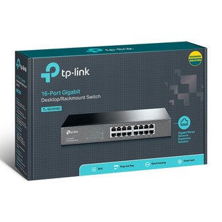 Switch TP-Link TL-SG1016D 16-port 10/100/1000Mbps - Hàng Chính Hãng
