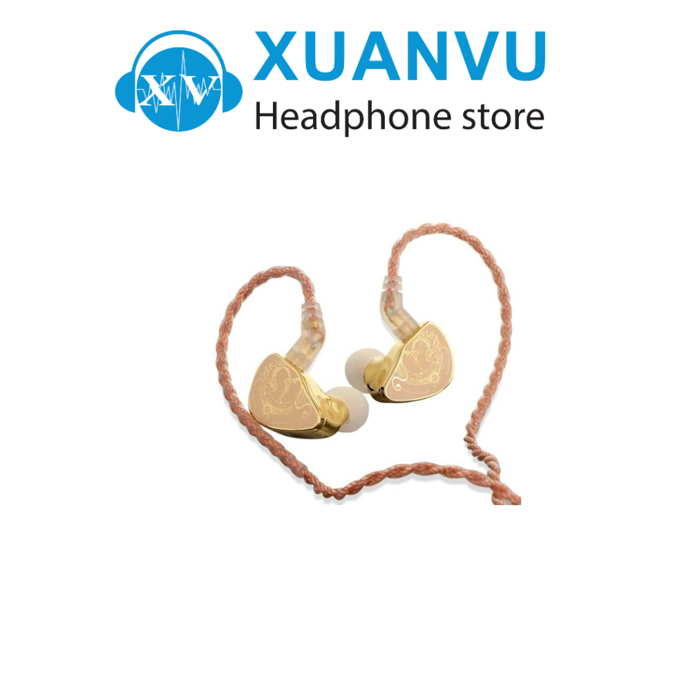 Tai nghe Blon x HBB Z300 - không Mic, Màng loa Dynamic màng loa silicon 10mm, Cáp đồng 4 lõi có độ t