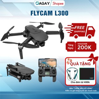 Flycam L300 Pro động cơ không chổi than, plycam minicó gps máy bay chụp ảnh chất lượng cao, tuổi thọ pin dài Gagay GD409