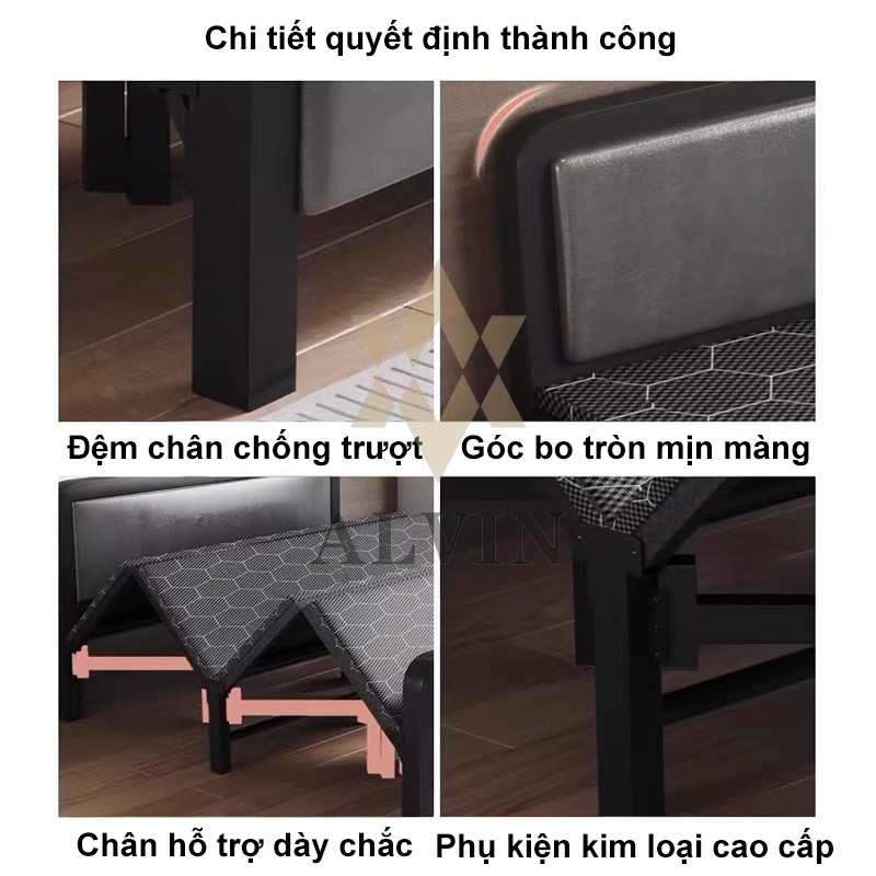 Giường gấp đơn gia đình - Giường sắt dành cho văn phòng, ký túc xá, nghỉ trưa dành cho người lớn | BigBuy360 - bigbuy360.vn