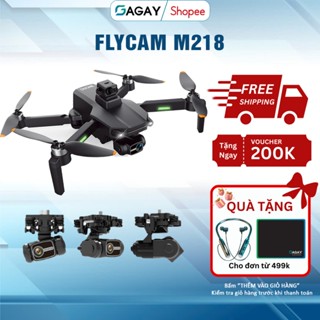 Flycam M218 động cơ không chổi than, camera sắc nét, máy bay điều khiển từ xa có gimbal chống rung 3 trục, có GPS Gagay