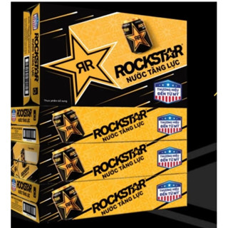 Thùng 24 Lon Nước Tăng Lực Rockstar 250ml