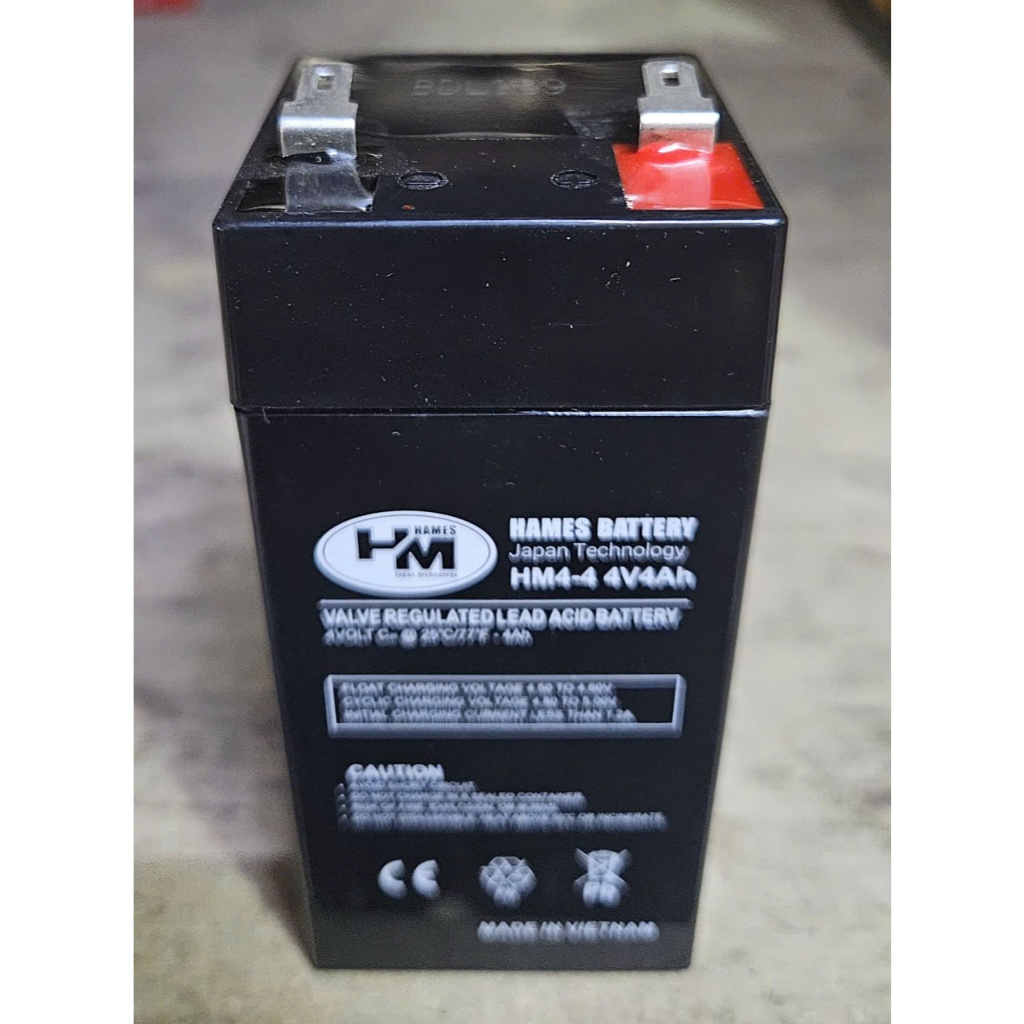pin sạc 4V-4Ah) ắc quy 4V 4Ah dùng cho cân điện tử, vợt muỗi -  HAMES 4-4