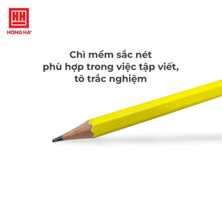  Bút chì gỗ 2B Hồng Hà dành cho học sinh, sinh viên - 3551