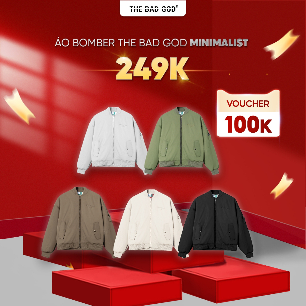  Áo Bomber The Bad God Minimalist 