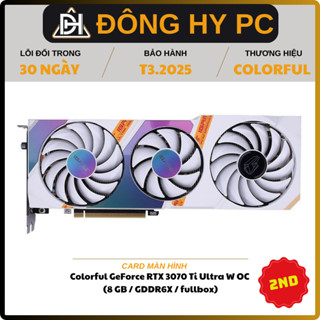 VGA card màn hình Colorful GeForce RTX 3070 Ti Ultra White OC 8GB 2ND